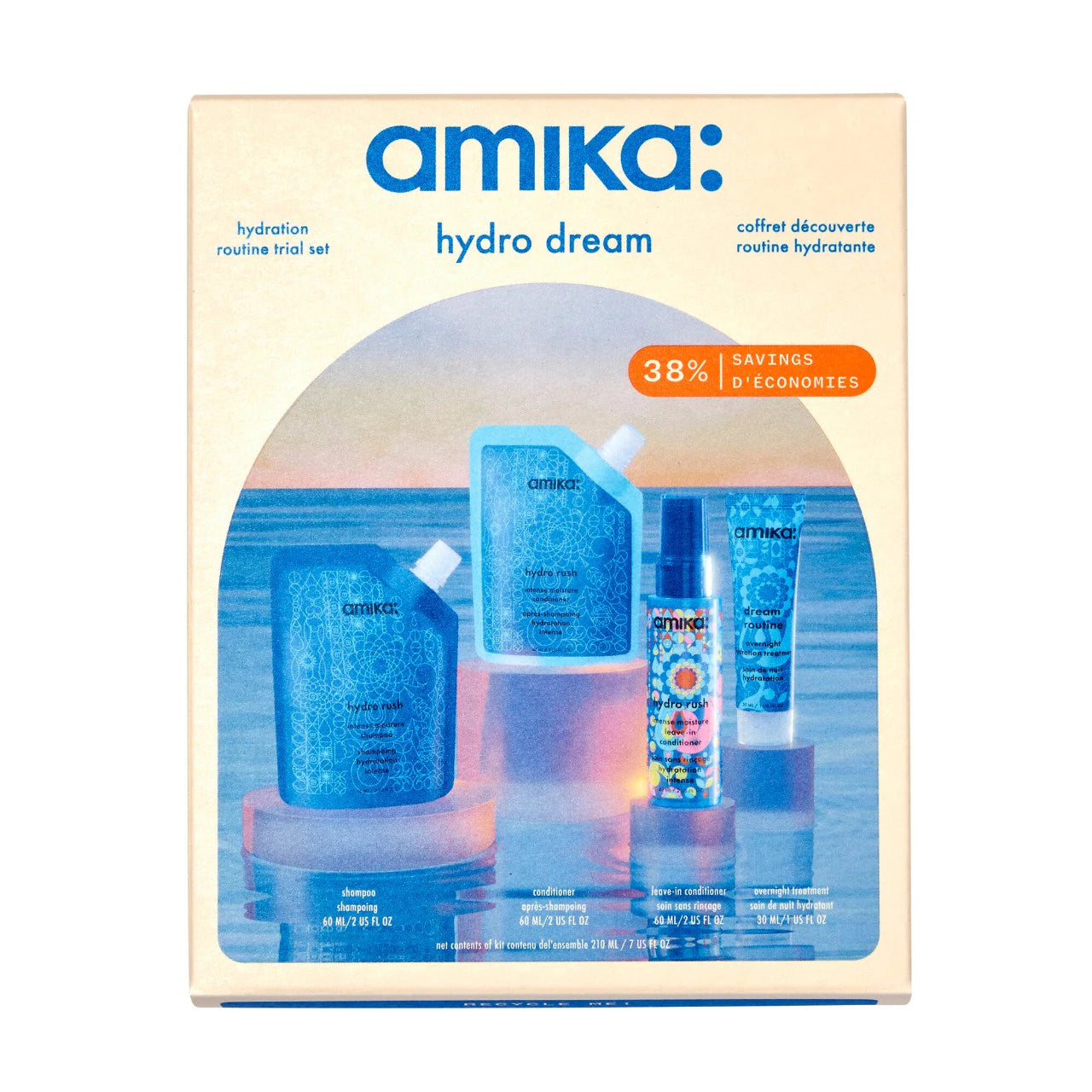 AMIKA Mini Hydro Rush Shampoo & Conditioner Set *PRE ORDER*