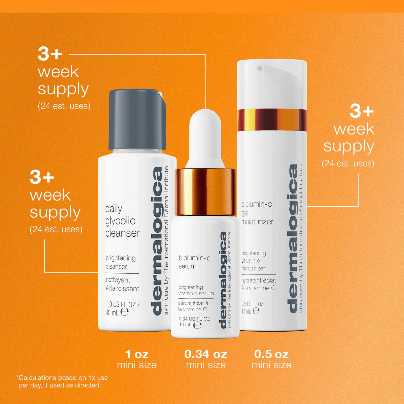 DERMATOLOGICA Daily Brightness Boosters Kit *PRE ORDER*