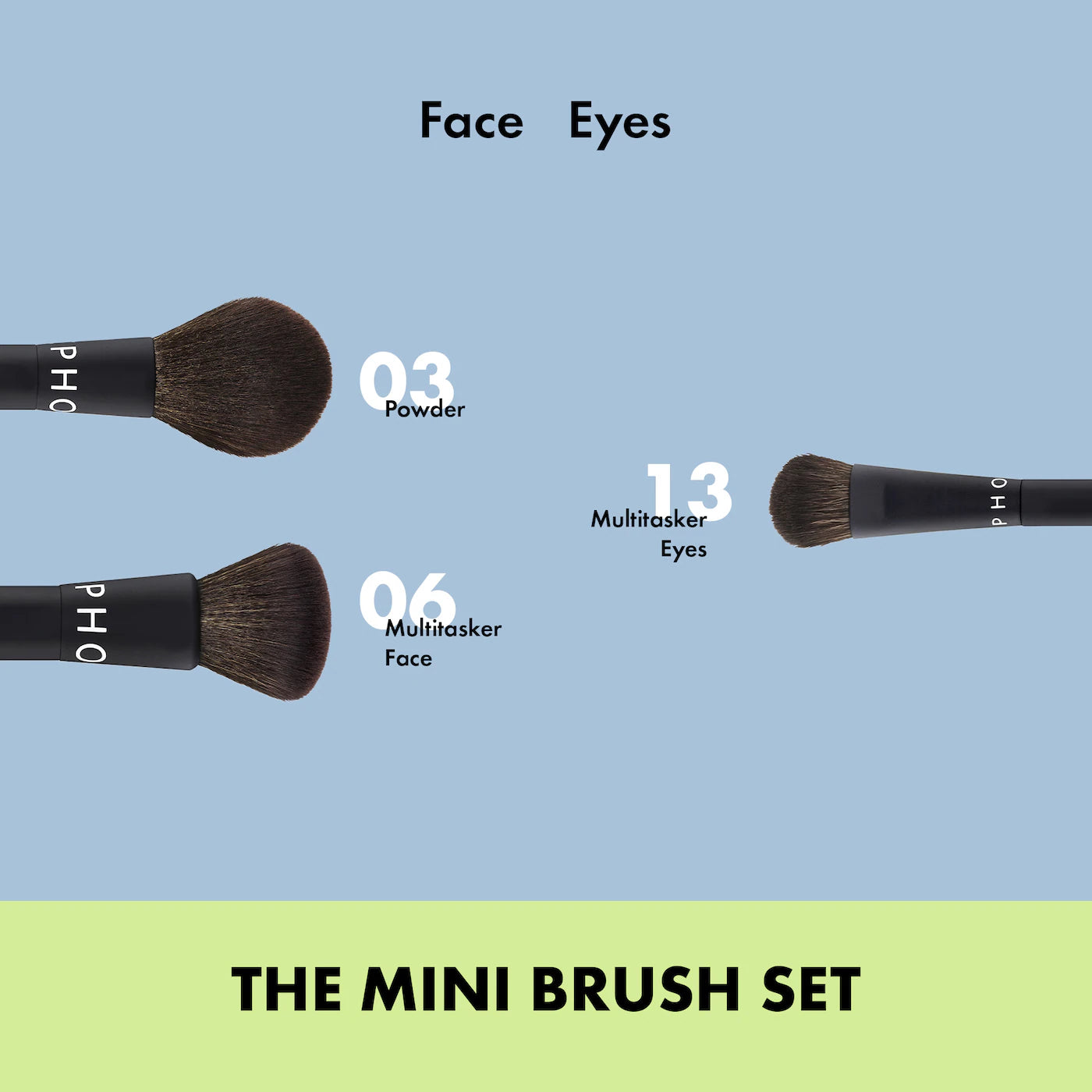 SEPHORA COLLECTION Mini Face and Eye Brush Set *PRE ORDER*