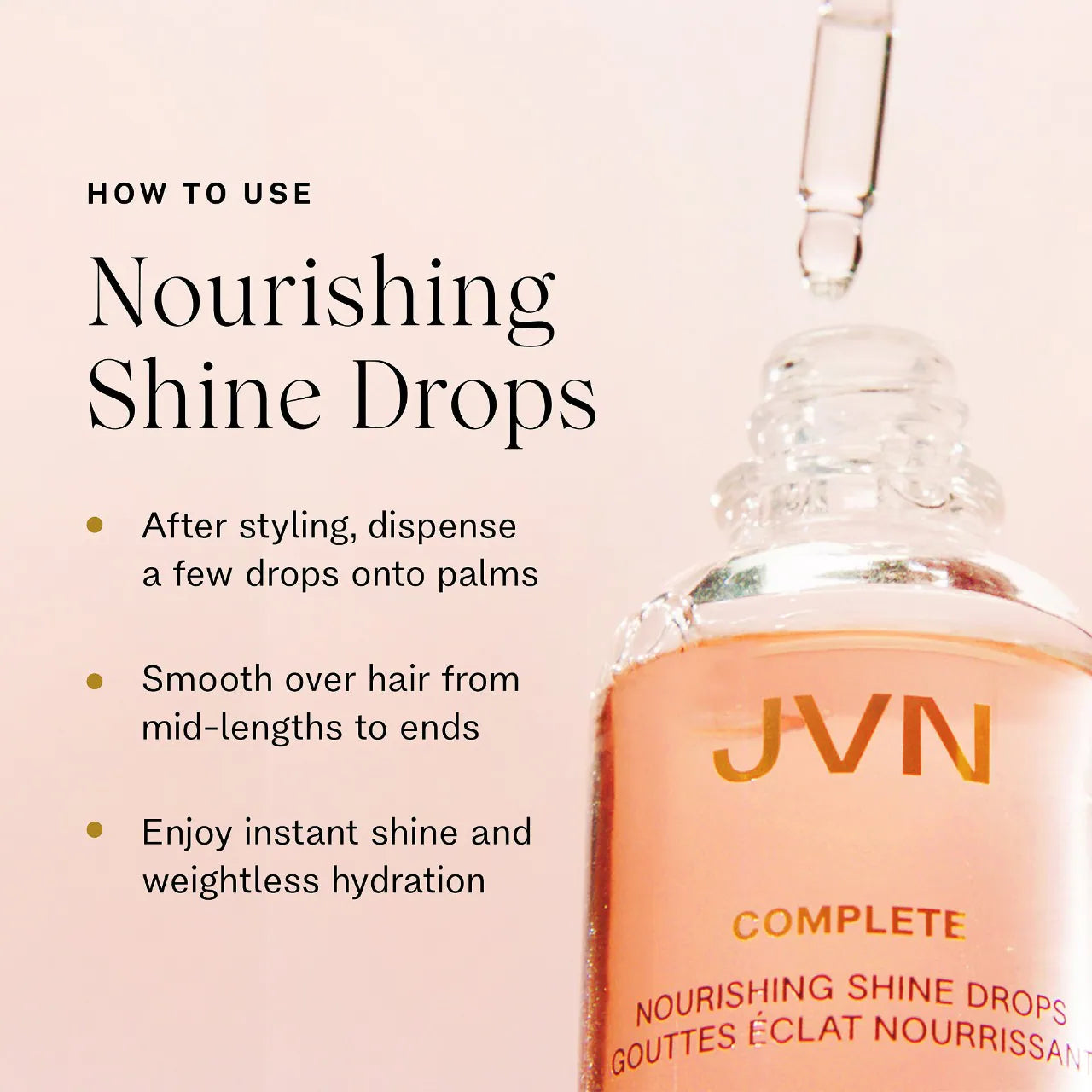 JVN Complete Nourishing Hair Oil Shine Drops *PRE ORDER*