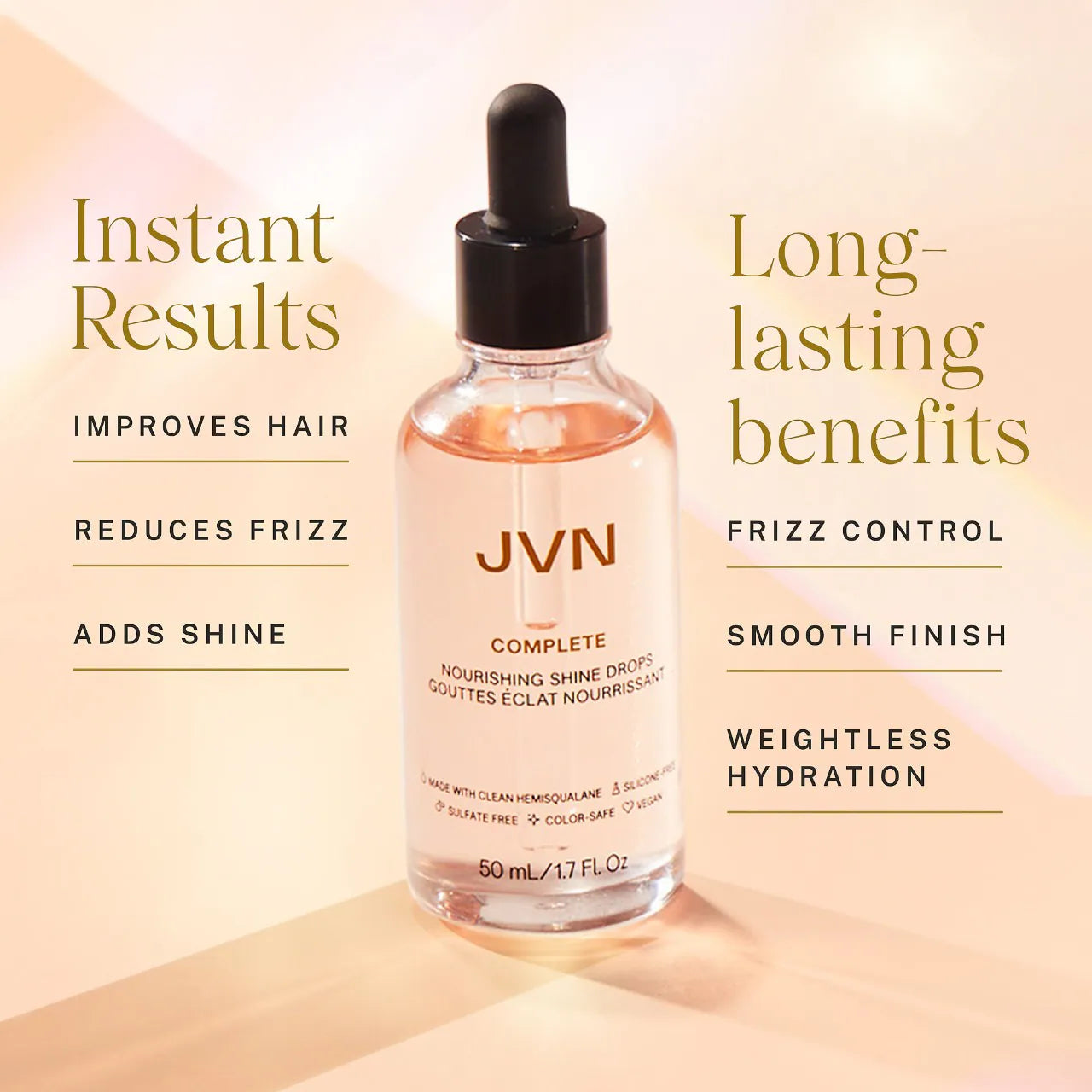 JVN Complete Nourishing Hair Oil Shine Drops *PRE ORDER*