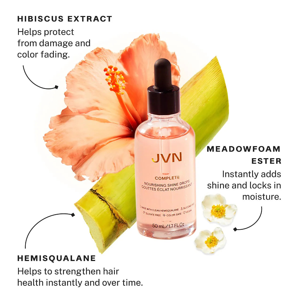 JVN Complete Nourishing Hair Oil Shine Drops *PRE ORDER*