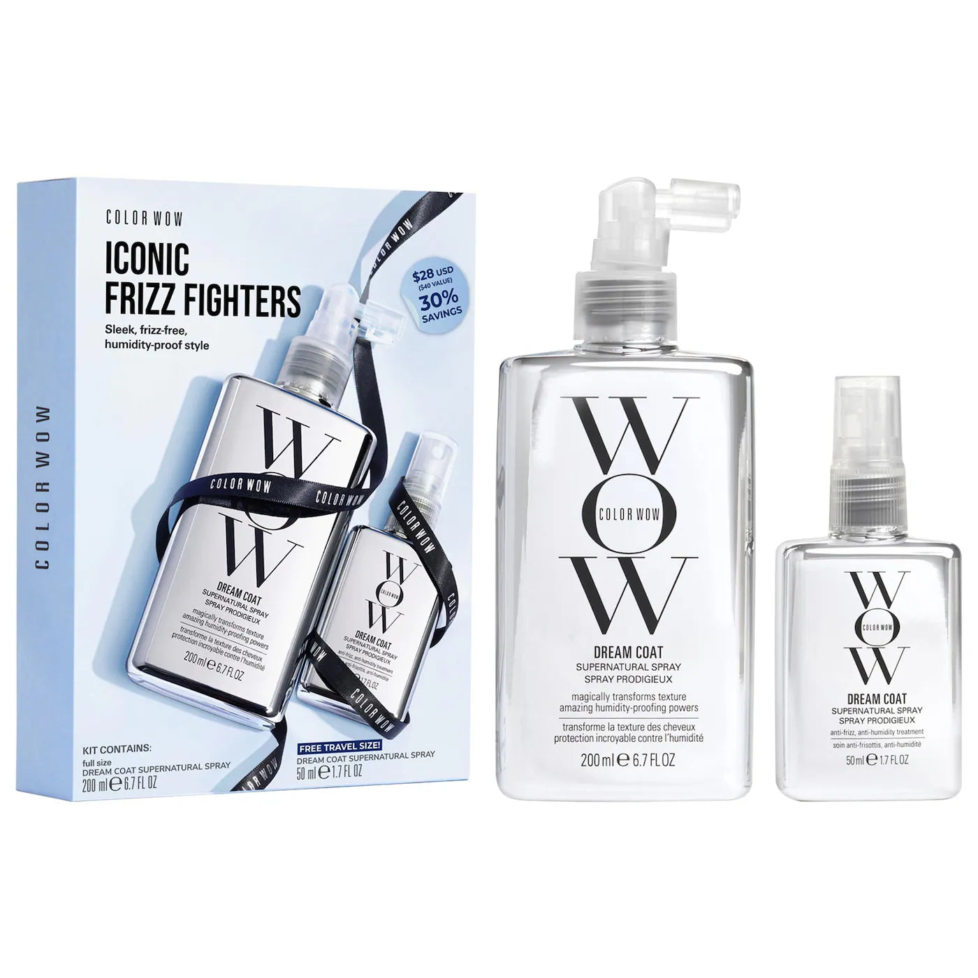 COLOR WOW Dream Coat Iconic Frizz Fighters Hair Duo Gift Set *PRE ORDER*
