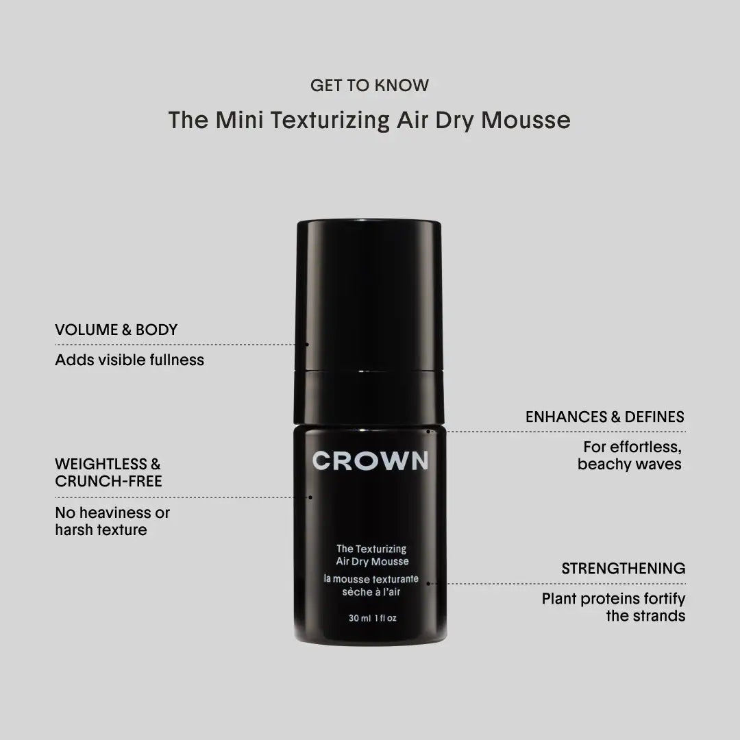 CROWN AFFAIR The Mini Air Dry Hair Set *PRE ORDER*