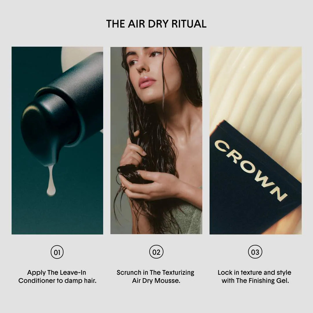 CROWN AFFAIR The Mini Air Dry Hair Set *PRE ORDER*