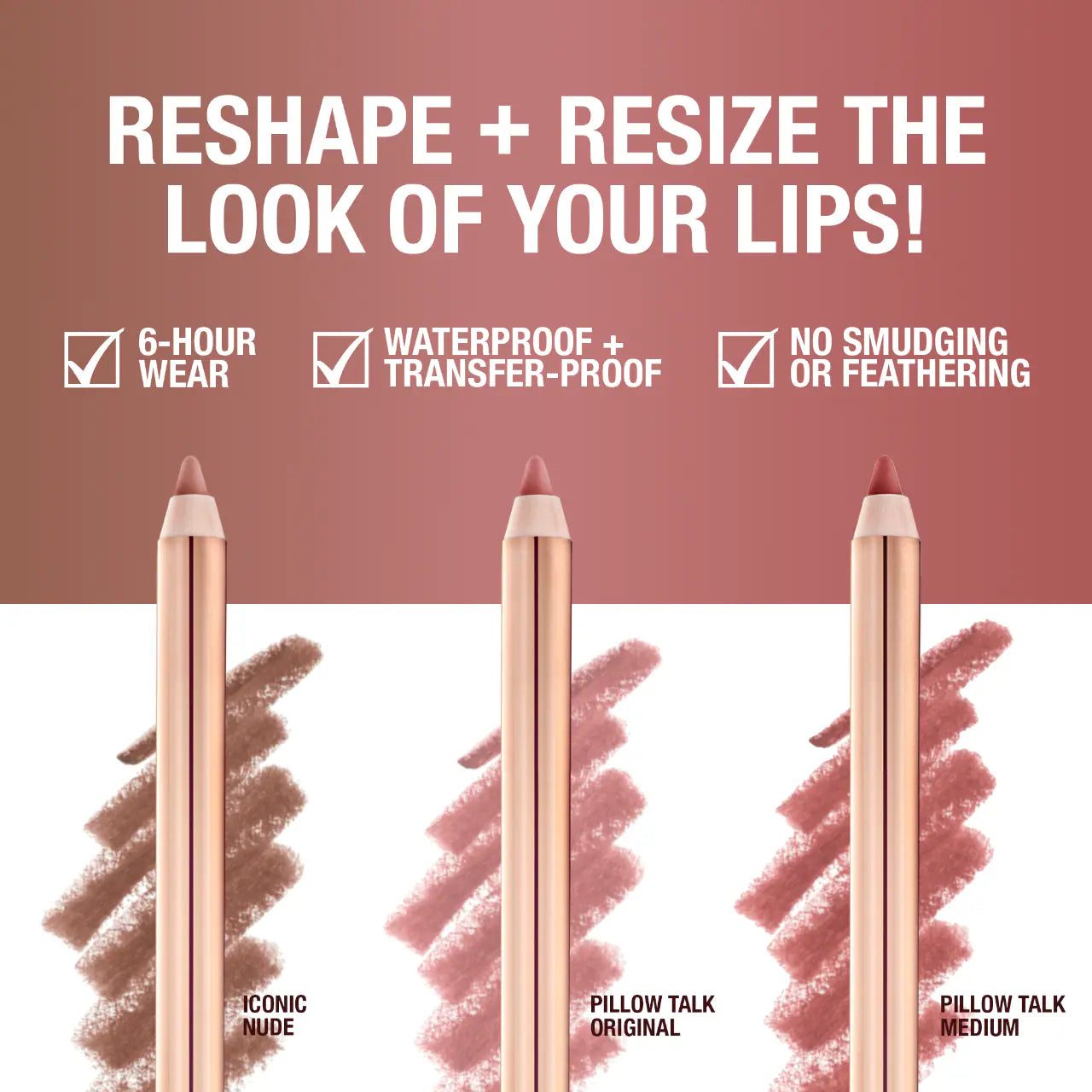 CHARLOTTE TILBURY Mini Iconic Lip Cheat Lip Liner Trio *PRE ORDER*