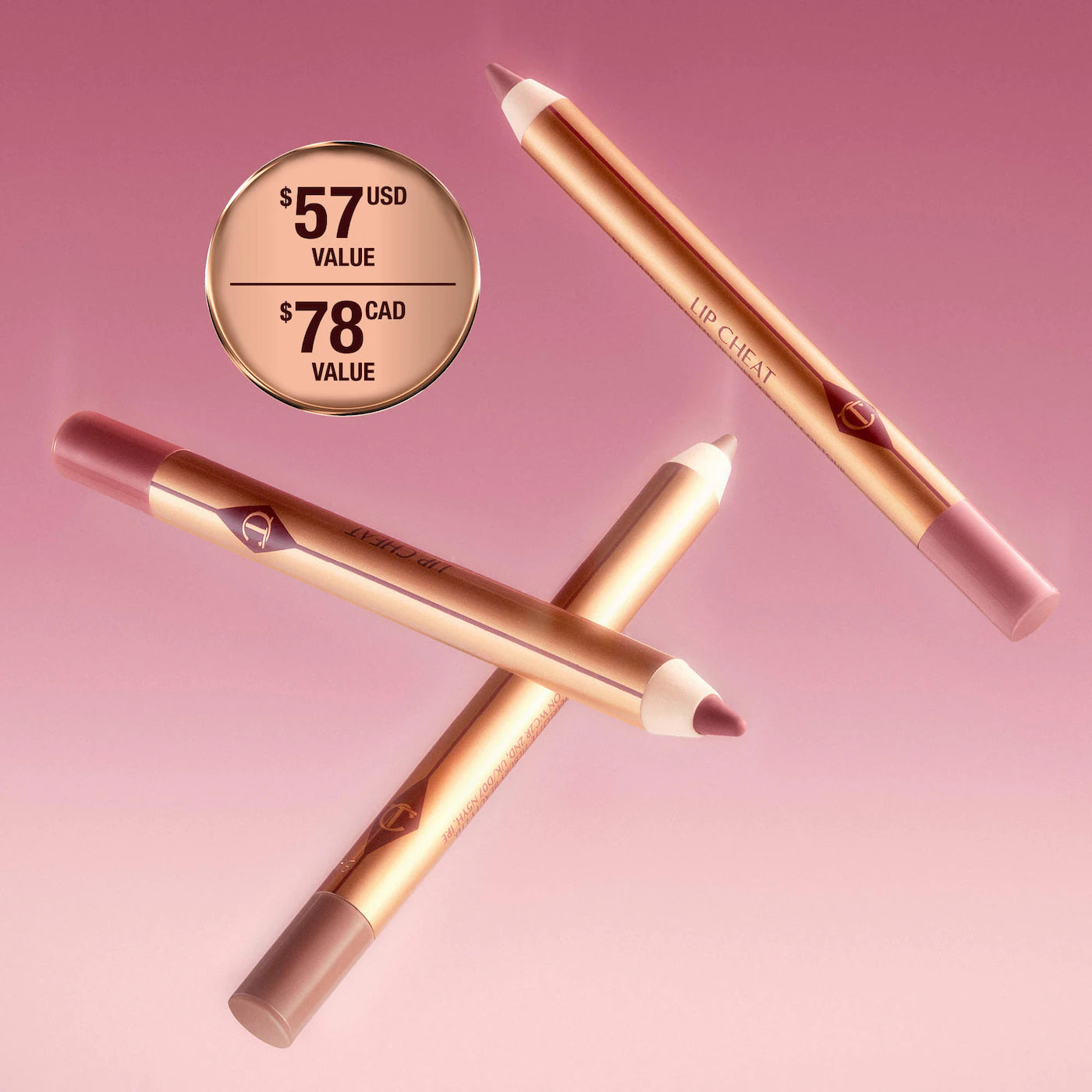 CHARLOTTE TILBURY Mini Iconic Lip Cheat Lip Liner Trio *PRE ORDER*