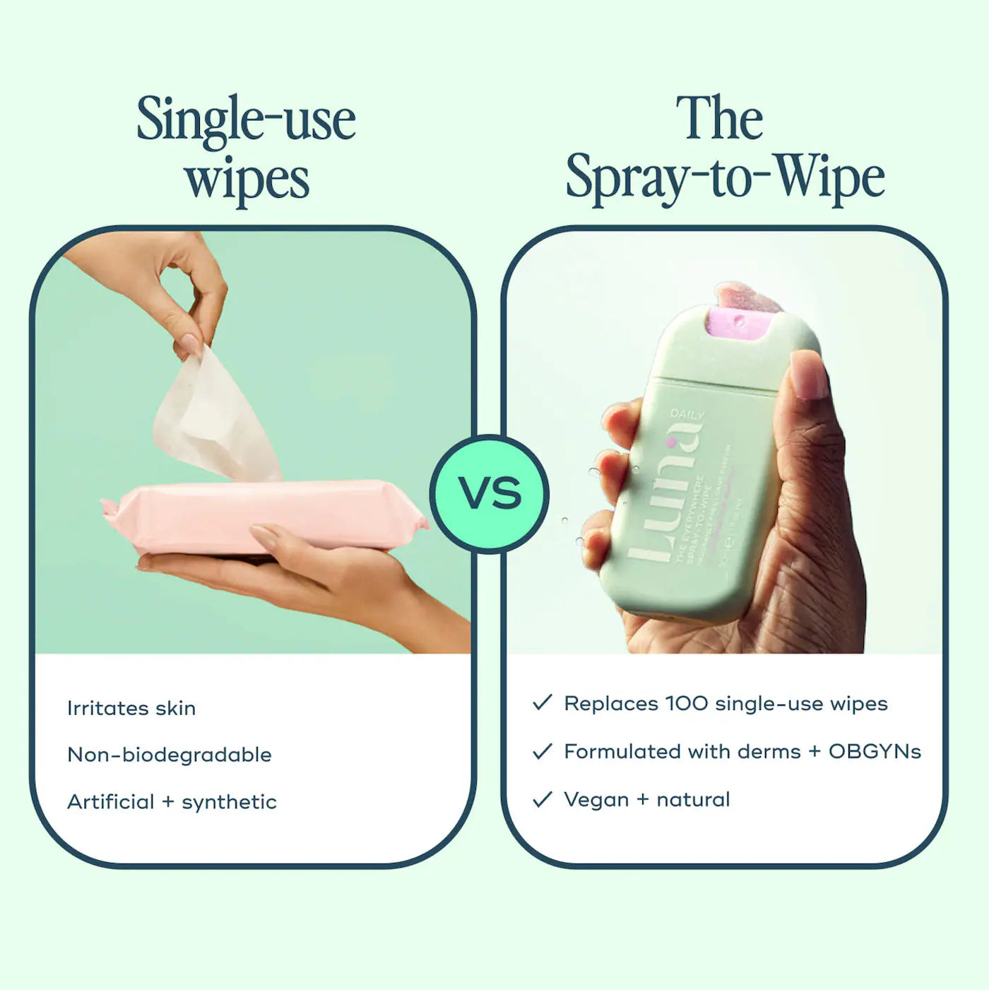 LUNA DAILY The Everywhere Spray-to-Wipe Mini Trio Holiday Set *PRE ORDER*