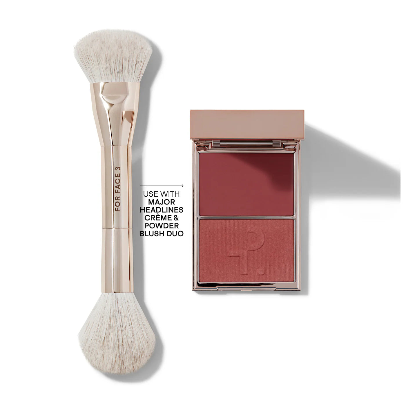 PATRICK TA Dual Ended Blush Brush *PRE ORDER*