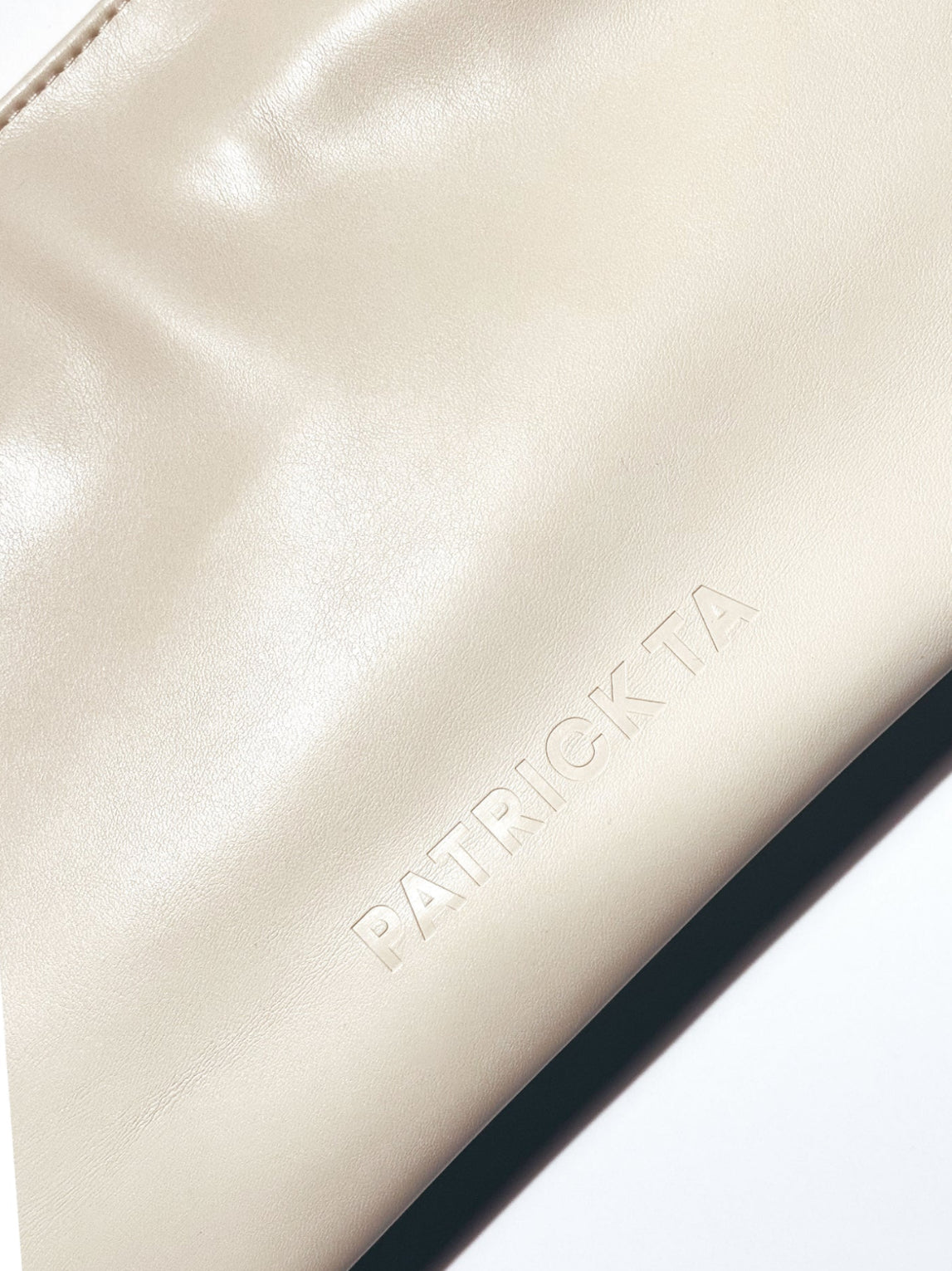 PATRICK TA The Elevated Beauty Bag in Cream *PRE ORDER*