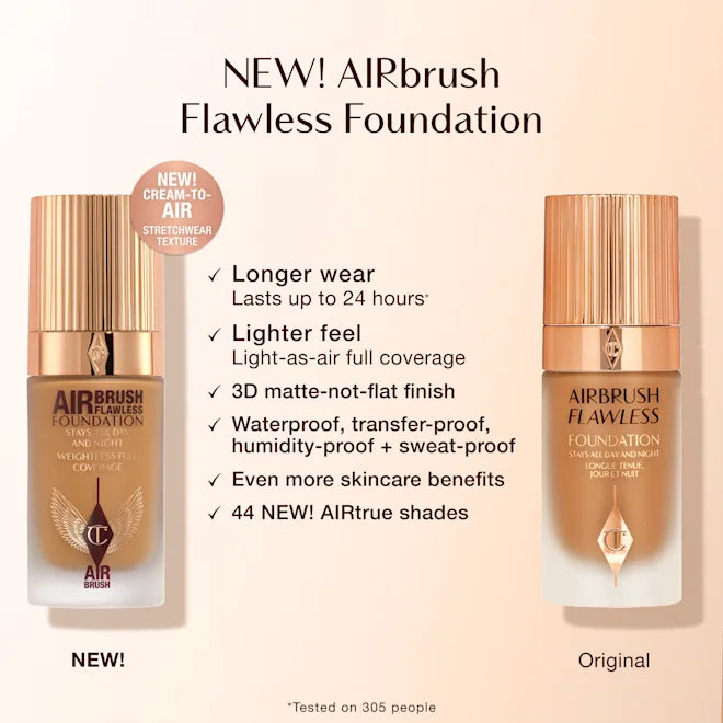 CHARLOTTE TILBURY AIRBRUSH FLAWLESS FOUNDATION