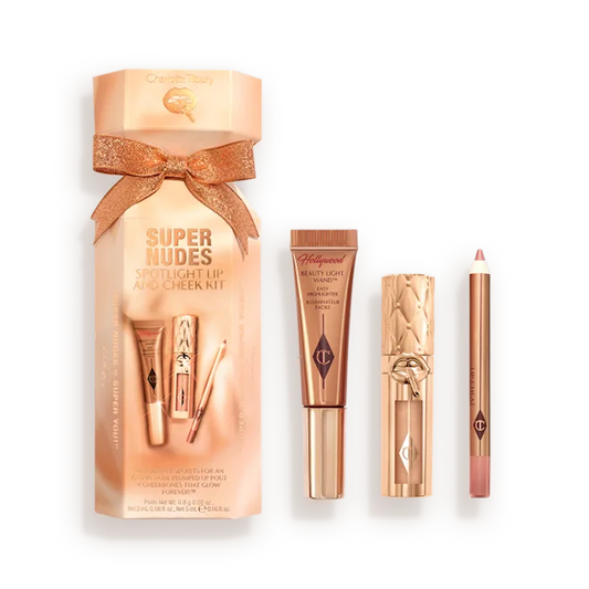 CHARLOTTE TILBURY SUPER NUDES SPOTLIGHT LIP AND CHEEK KIT