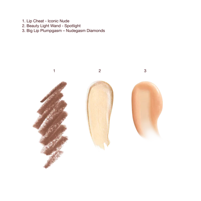 CHARLOTTE TILBURY SUPER NUDES SPOTLIGHT LIP AND CHEEK KIT