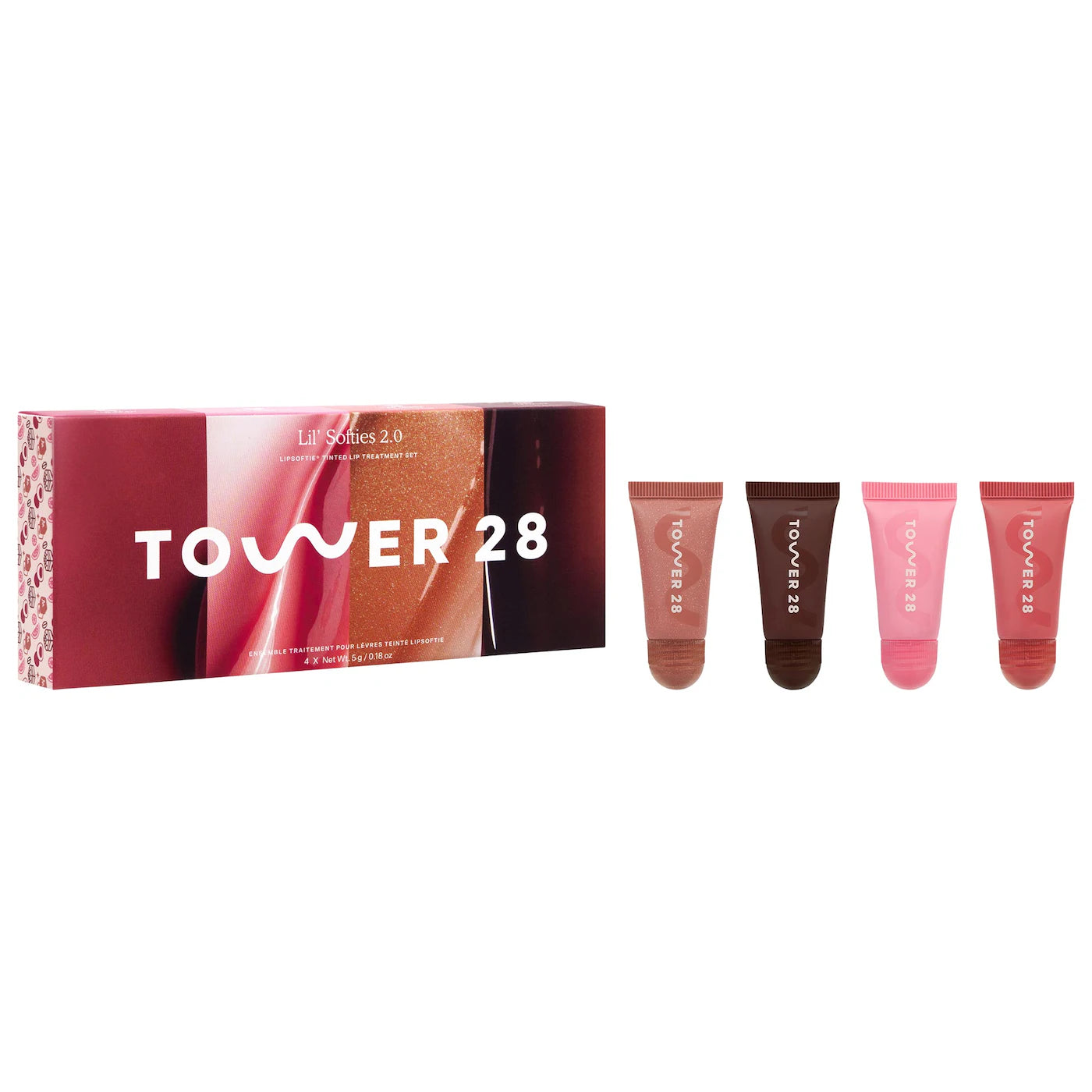 TOWER 28 Mini Lil' Softies LipSoftie Lip Treatment Set