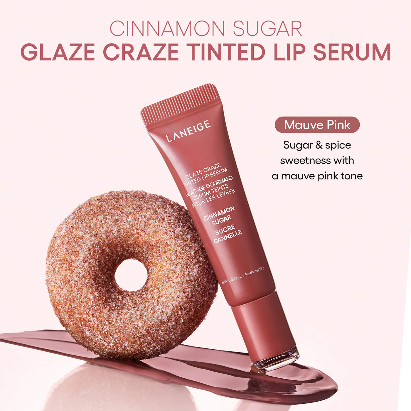 LANEIGE Glaze Craze Donut Delight Hydrating Tinted Lip Serum Duo *PRE ORDER*