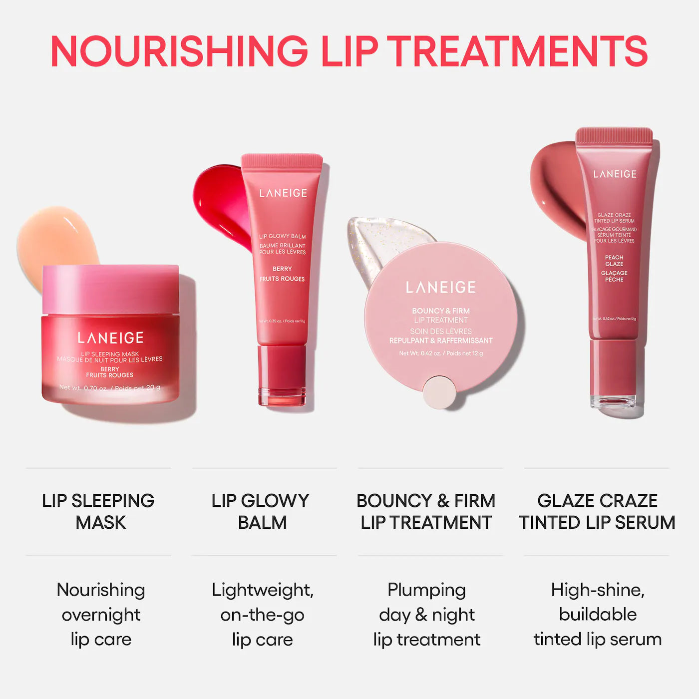 LANEIGE Glaze Craze Donut Delight Hydrating Tinted Lip Serum Duo *PRE ORDER*