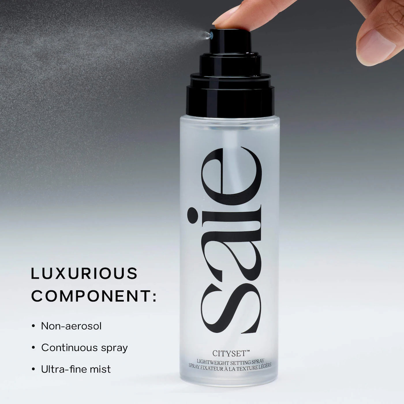 SAIE CitySet™ Ultra-Fine Mist Setting Spray with 16 Hour Wear *PRE ORDER*