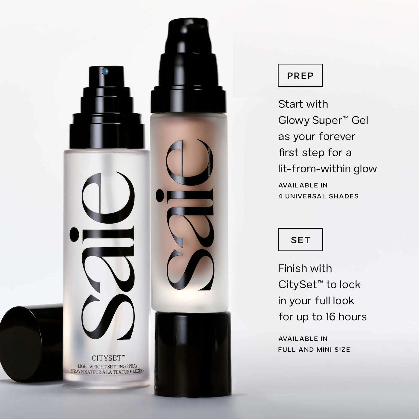 SAIE CitySet™ Ultra-Fine Mist Setting Spray with 16 Hour Wear *PRE ORDER*