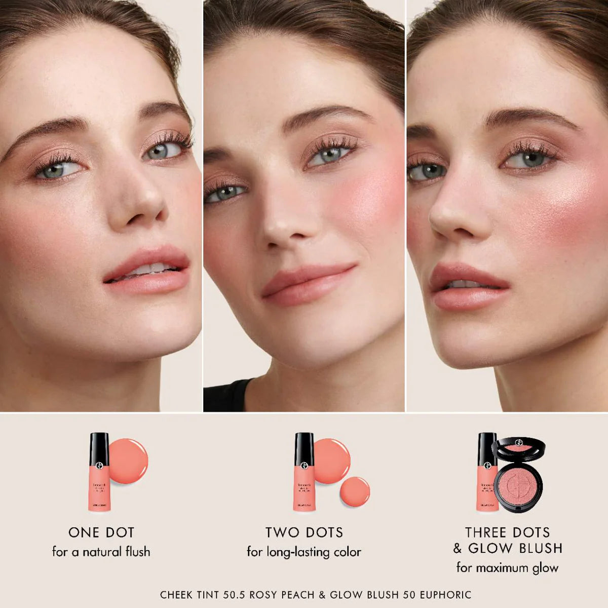 ARMANI Luminous Silk Cheek Tint Liquid Blush Duo Set