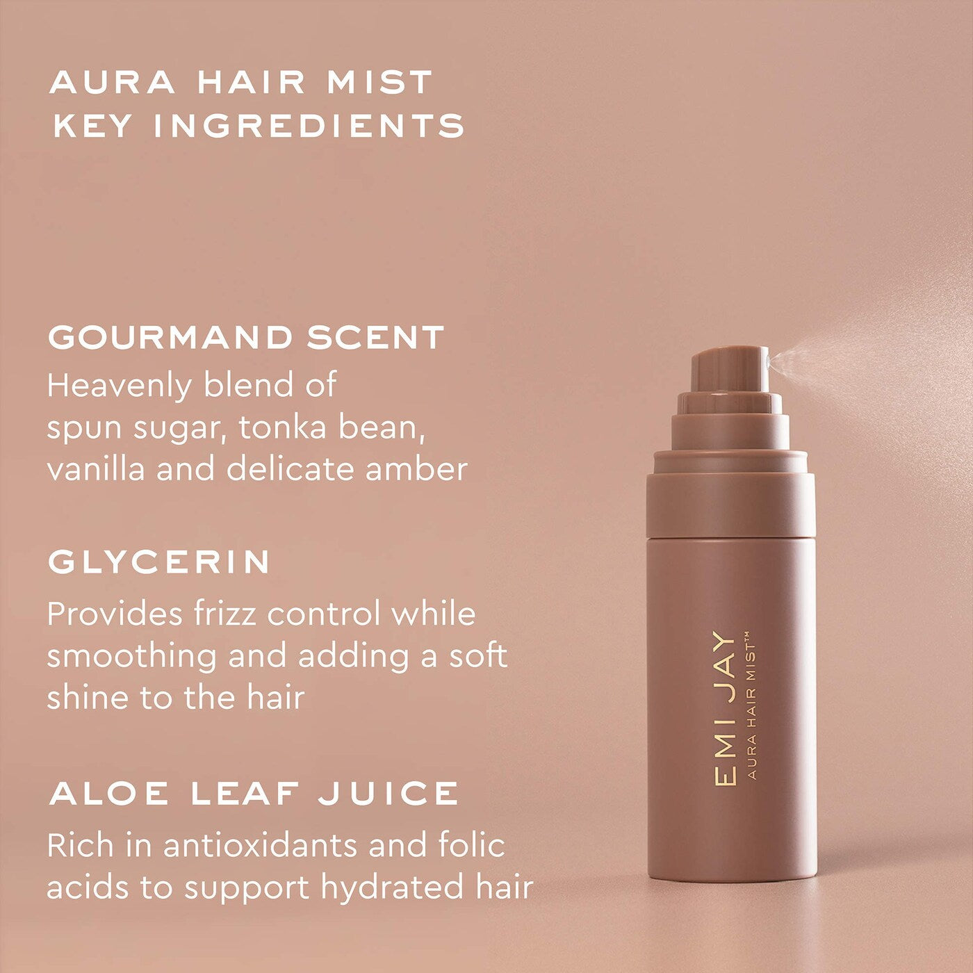 EMI JAY Aura Hair & Body Fragrance Mist in Toasted Sugar *PRE ORDER*