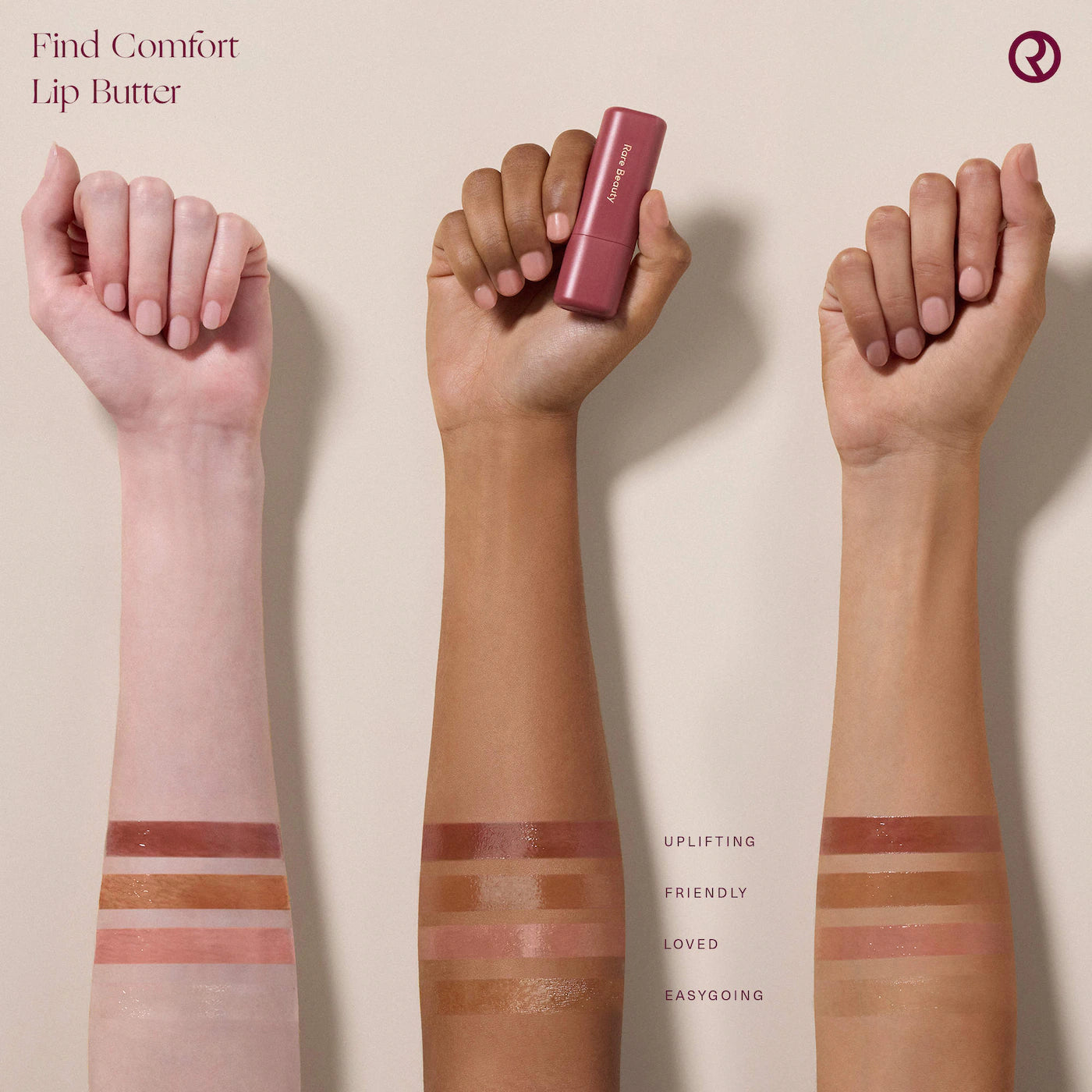 RARE BEAUTY Find Comfort Lip Butter Balm + Overnight Mask with Hyaluronic Acid Butter *PRE ORDER*