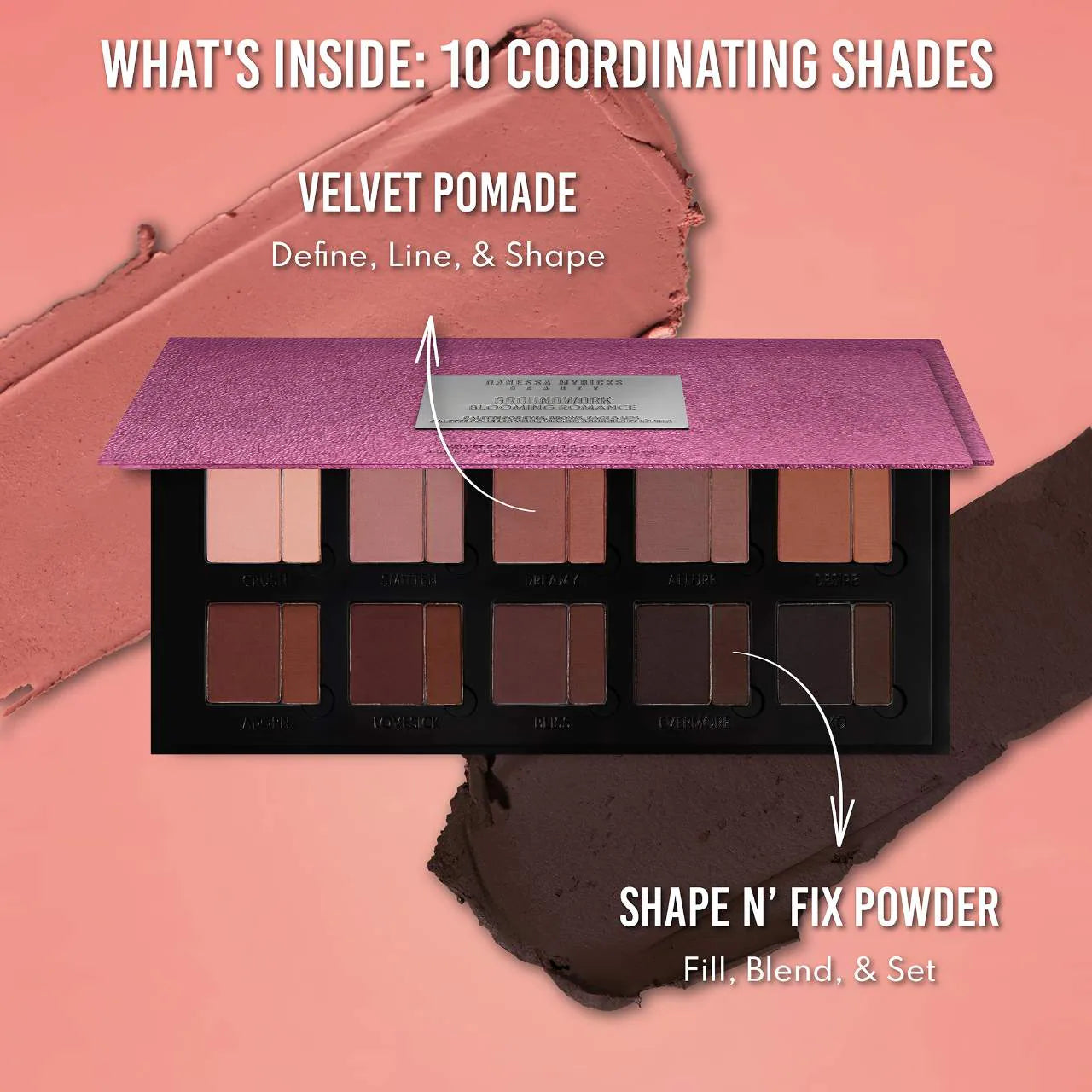 DANESSA MYRICKS Groundwork: Blooming Romance - Palette For Eyes, Brows, Face & Lips *PRE ORDER*