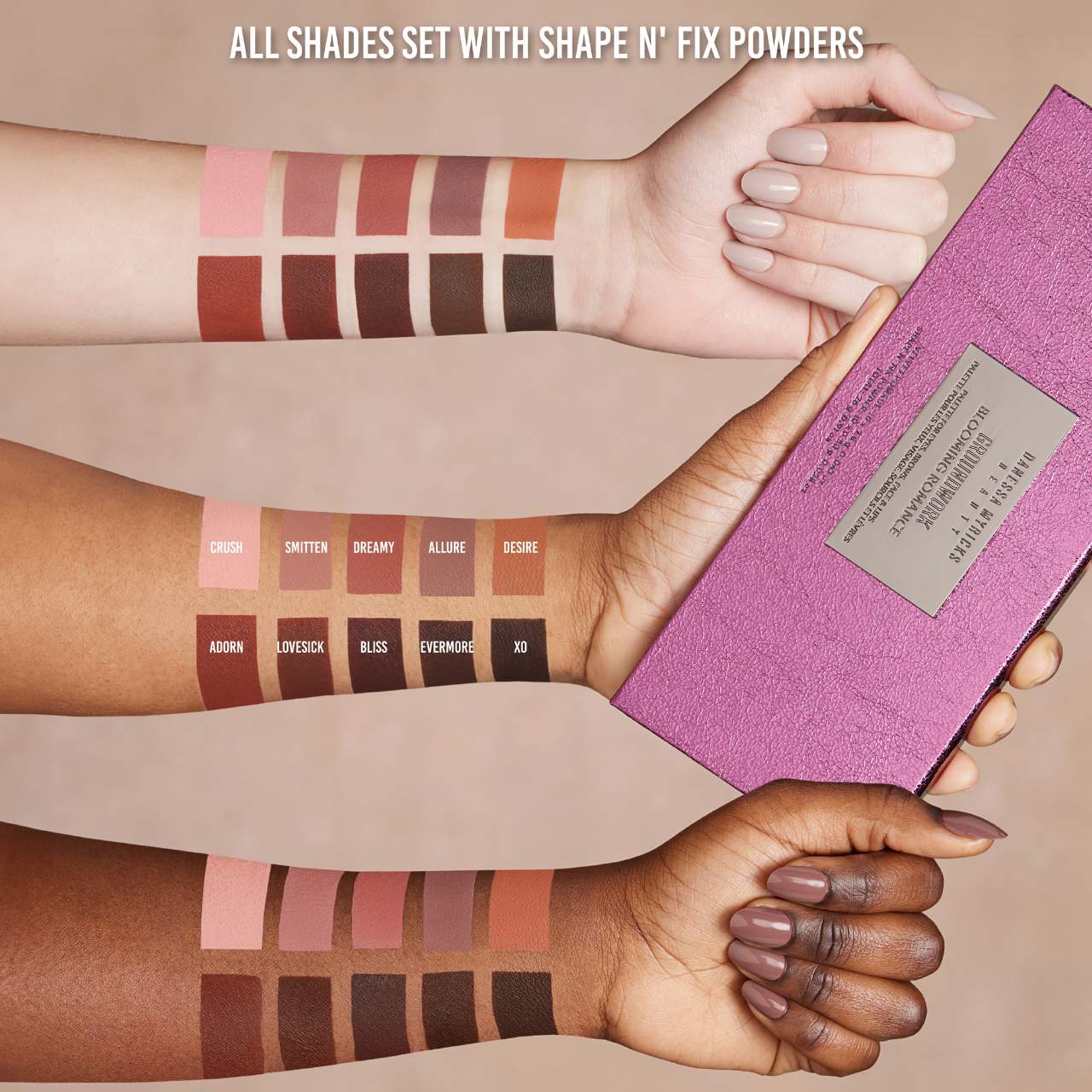 DANESSA MYRICKS Groundwork: Blooming Romance - Palette For Eyes, Brows, Face & Lips *PRE ORDER*