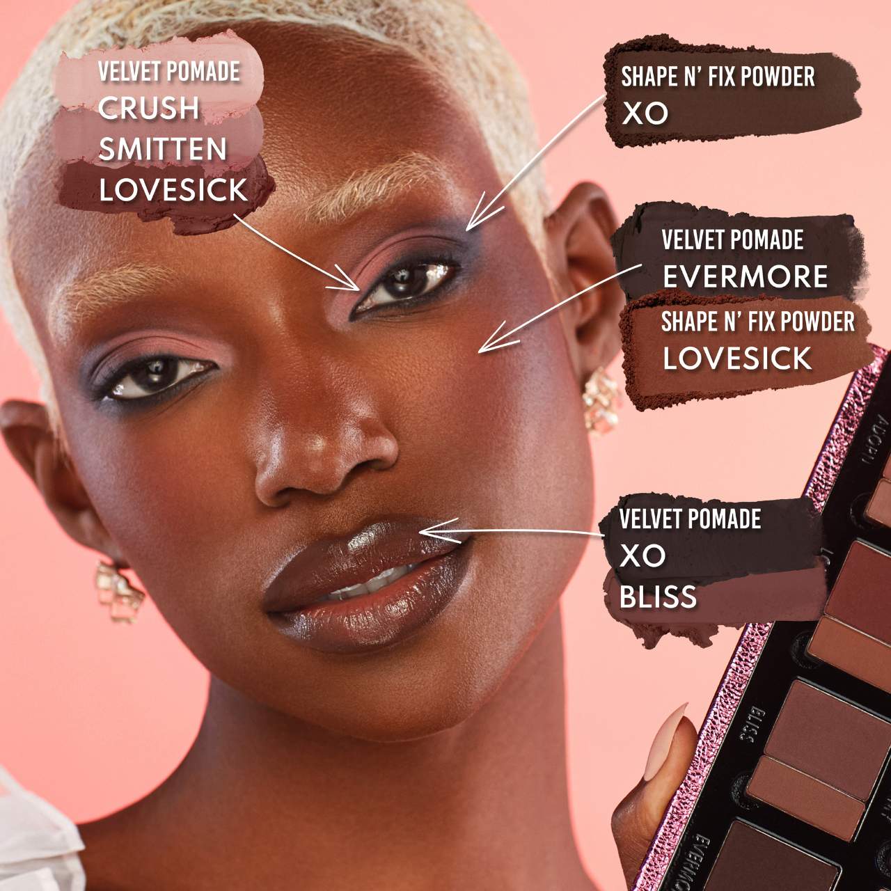 DANESSA MYRICKS Groundwork: Blooming Romance - Palette For Eyes, Brows, Face & Lips *PRE ORDER*