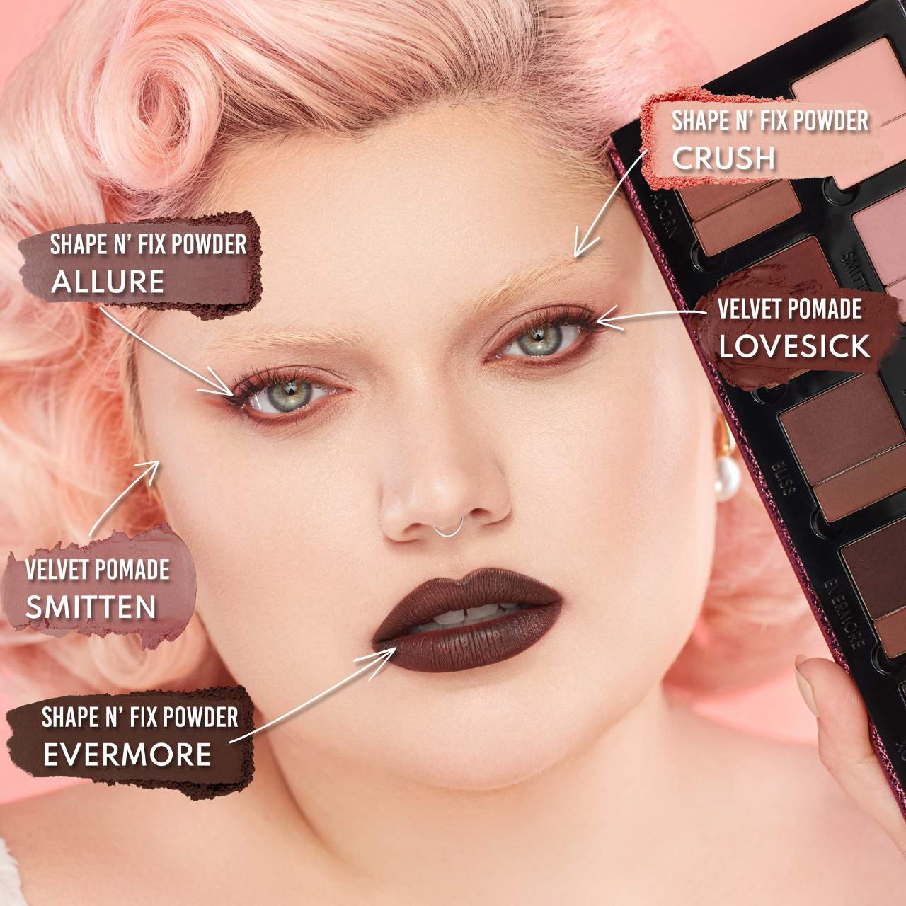 DANESSA MYRICKS Groundwork: Blooming Romance - Palette For Eyes, Brows, Face & Lips *PRE ORDER*