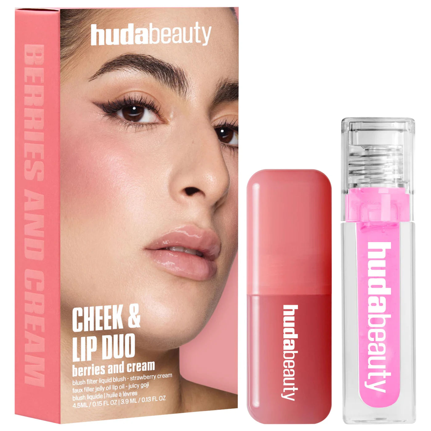 HUDA BEAUTY Berries and Cream Cheek and Lip Duo *PRE ORDER*