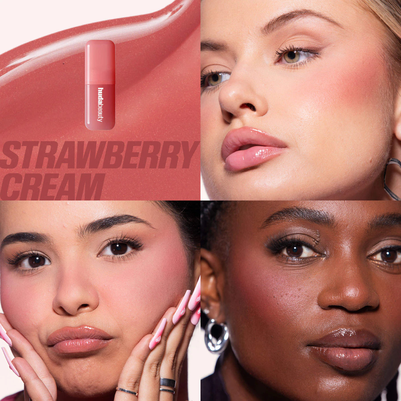 HUDA BEAUTY Berries and Cream Cheek and Lip Duo *PRE ORDER*