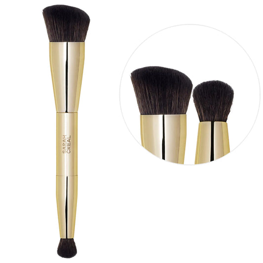 SARAH CREAL Dual Contour Precision Cheek And Eye Brush