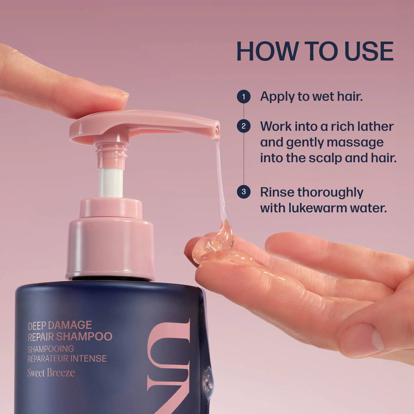 UNOVE Deep Damage Repair Hydrating Shampoo *PRE ORDER*