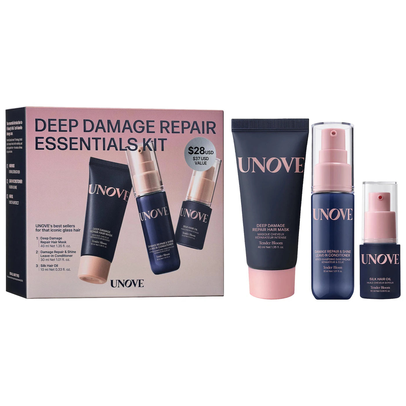 UNOVE Deep Damage Repair Mini Trio Hair Set *PRE ORDER*