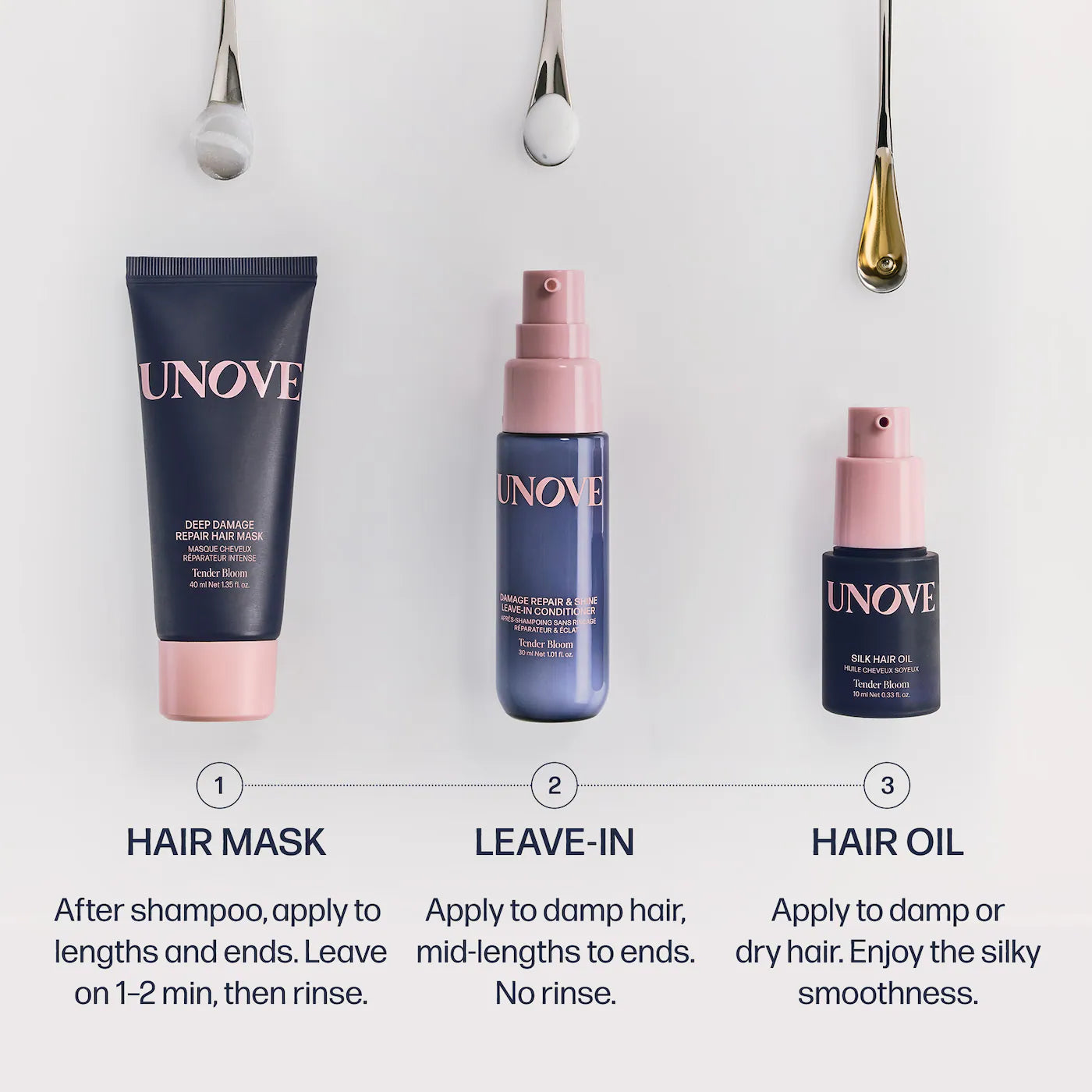 UNOVE Deep Damage Repair Mini Trio Hair Set *PRE ORDER*