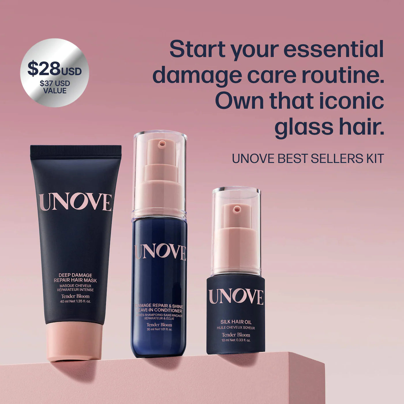 UNOVE Deep Damage Repair Mini Trio Hair Set *PRE ORDER*