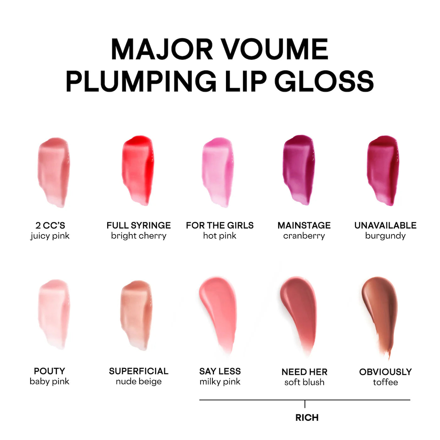 PATRICK TA Major Volume Plumping Lip Gloss *PRE ORDER*