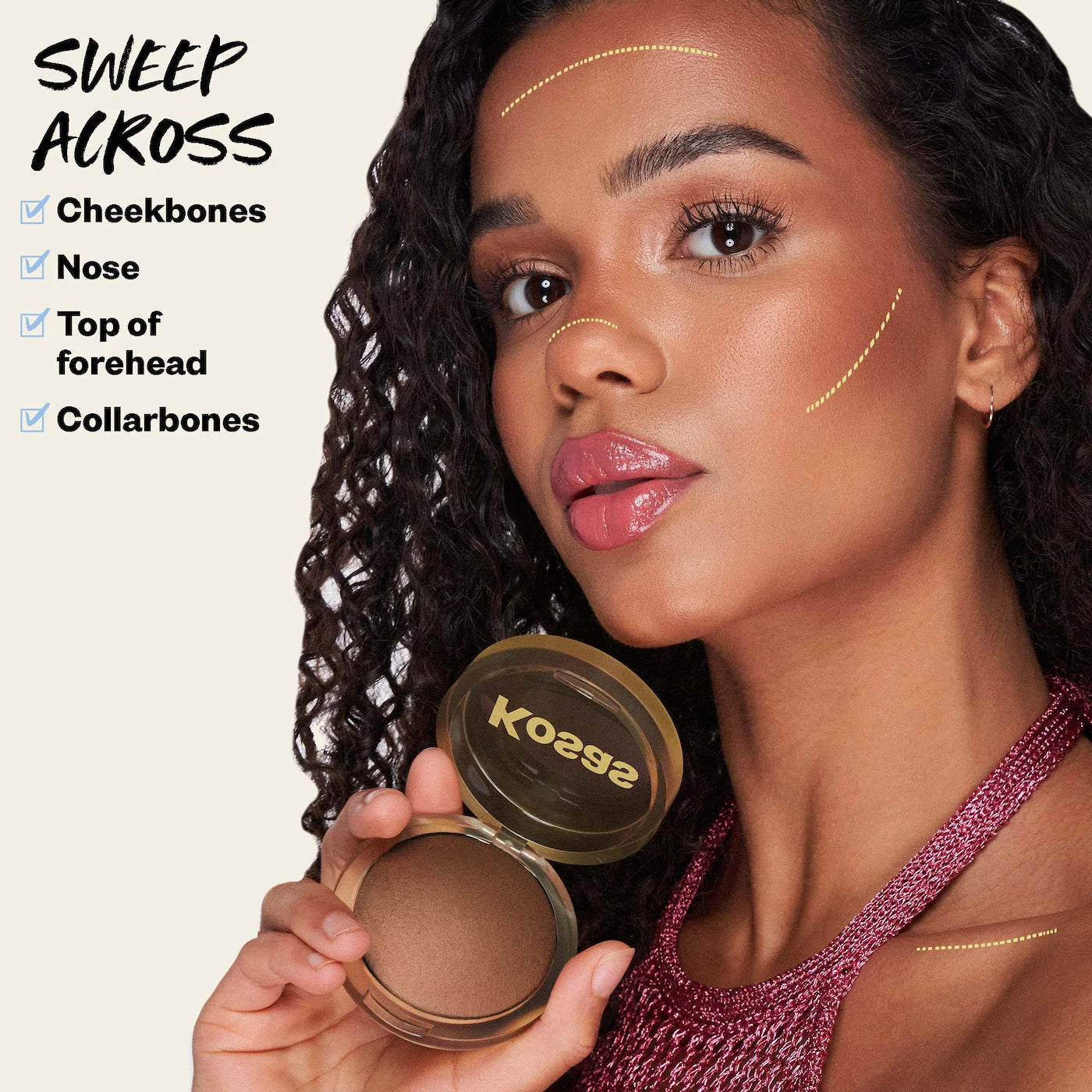 KOSAS The Sun Show Glowy Warmth Talc-Free Baked Bronzer *PRE ORDER*
