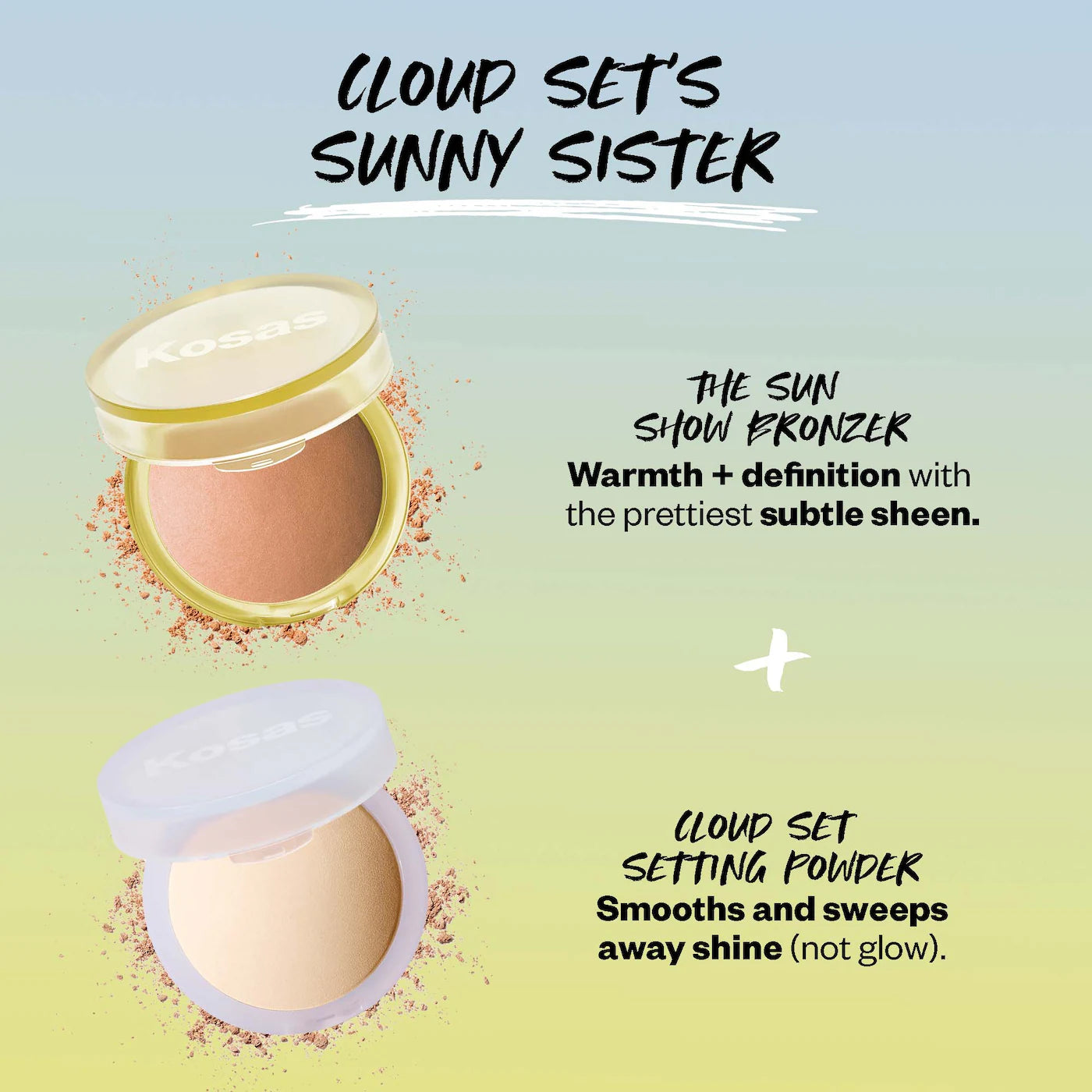 KOSAS The Sun Show Glowy Warmth Talc-Free Baked Bronzer *PRE ORDER*