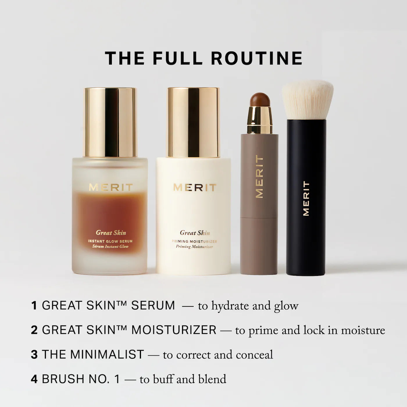 MERIT The Minimalist Perfecting Complexion Foundation and Concealer Stick *PRE ORDER*