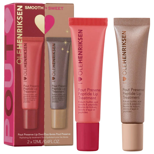 OLEHENRIKSEN Smooth + Sweet Pout Preserve Peptide Lip Duo *PRE ORDER*