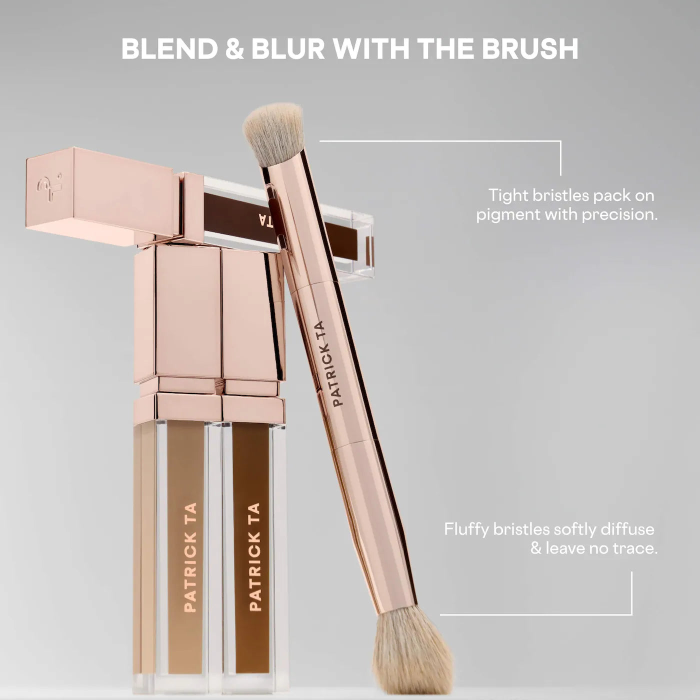 PATRICK TA Dual-Ended Concealer Brush *PRE ORDER*