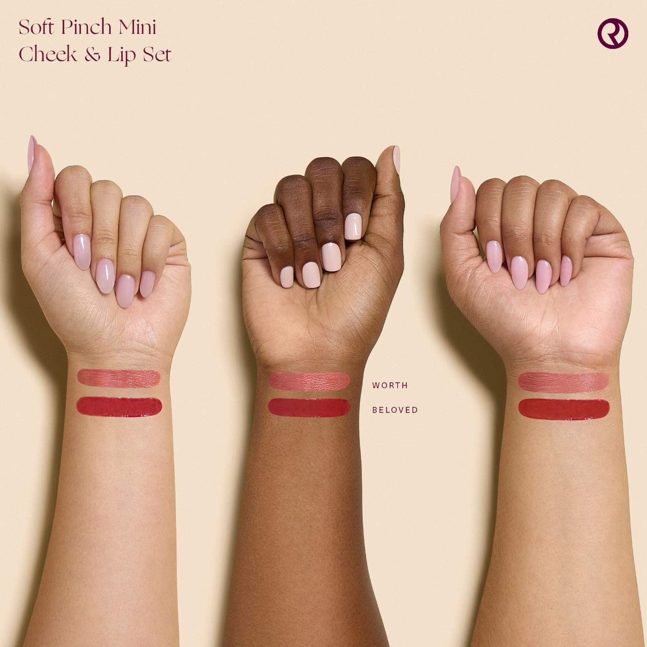 RARE BEAUTY Mini Soft Pinch Liquid Blush and Lip Oil Set