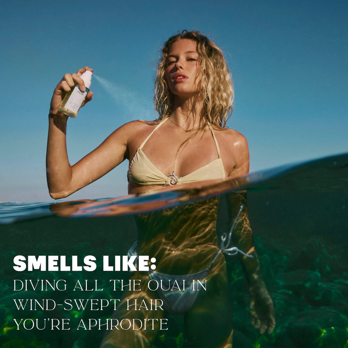 OUAI Santorini Hair and Body Mist with Honeysuckle Peach + Honeysuckle *PRE ORDER*