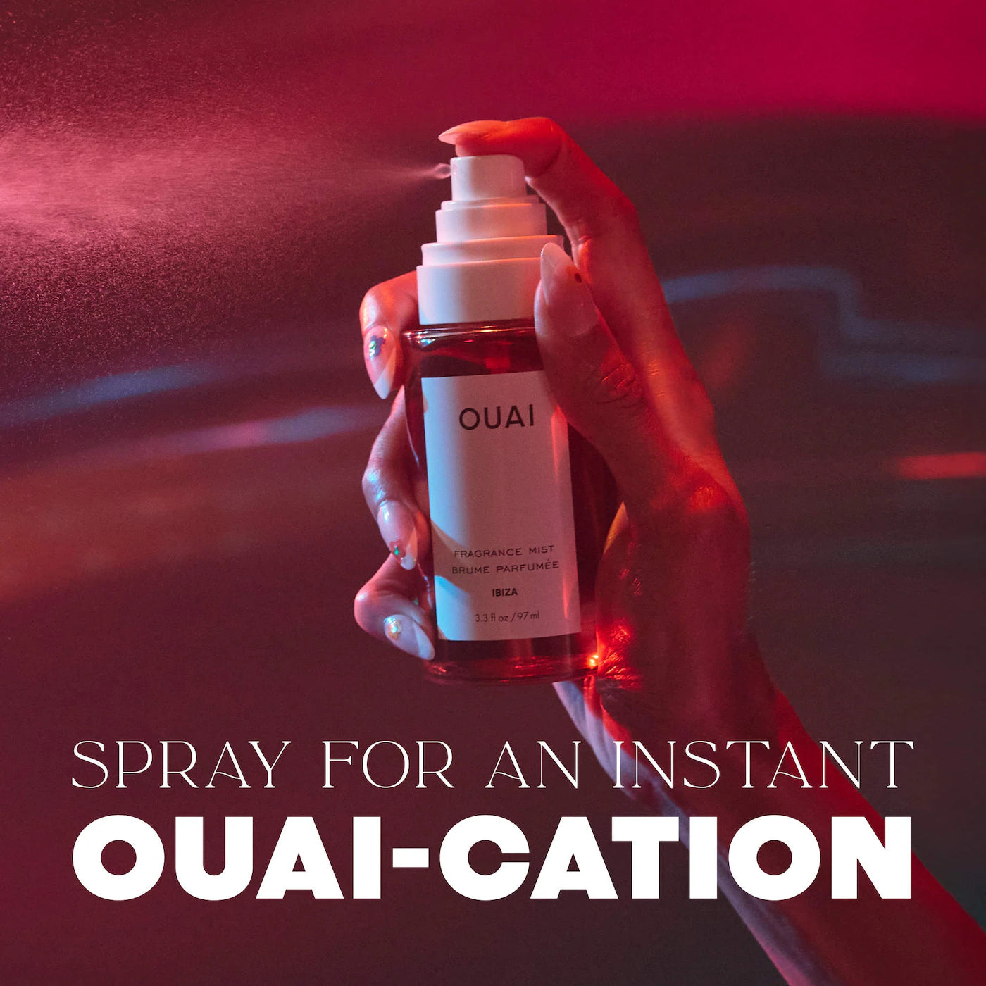 OUAI Ibiza Hair and Body Mist with Tonka Bean + Vanilla *PRE ORDER*