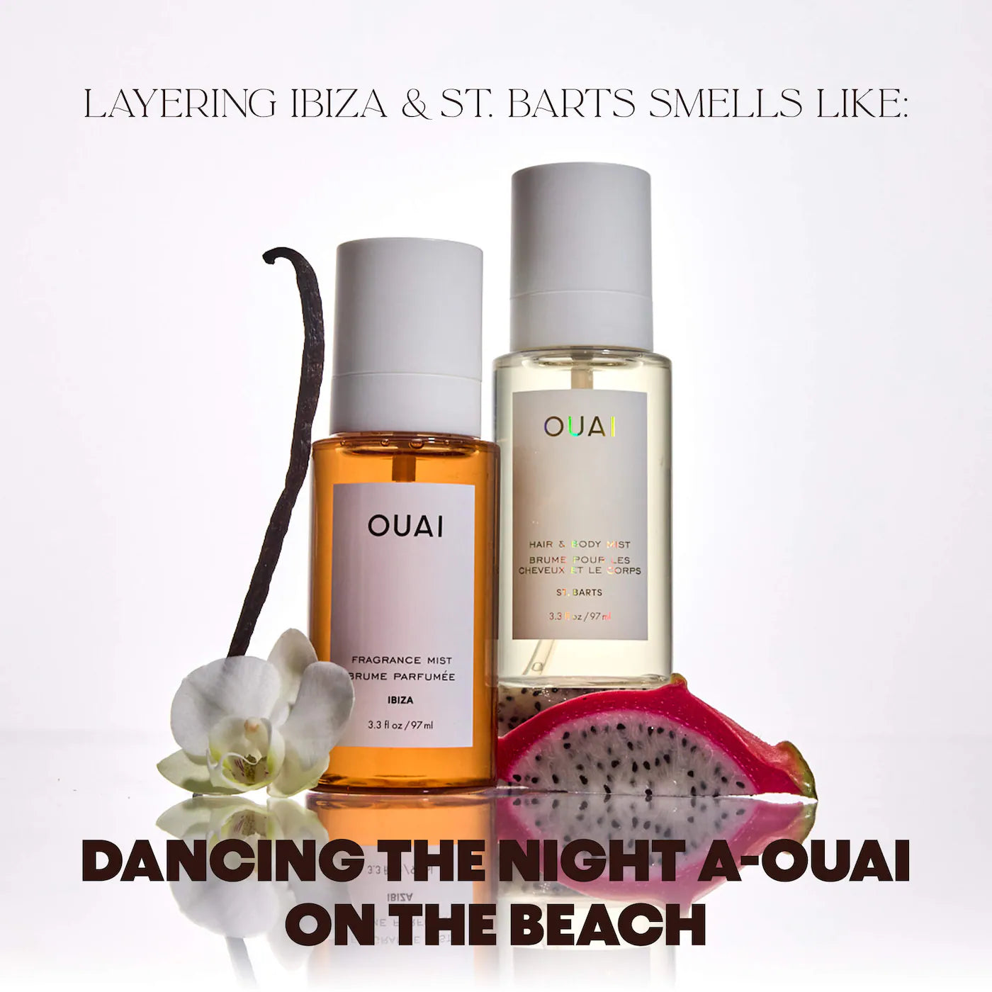 OUAI Ibiza Hair and Body Mist with Tonka Bean + Vanilla *PRE ORDER*