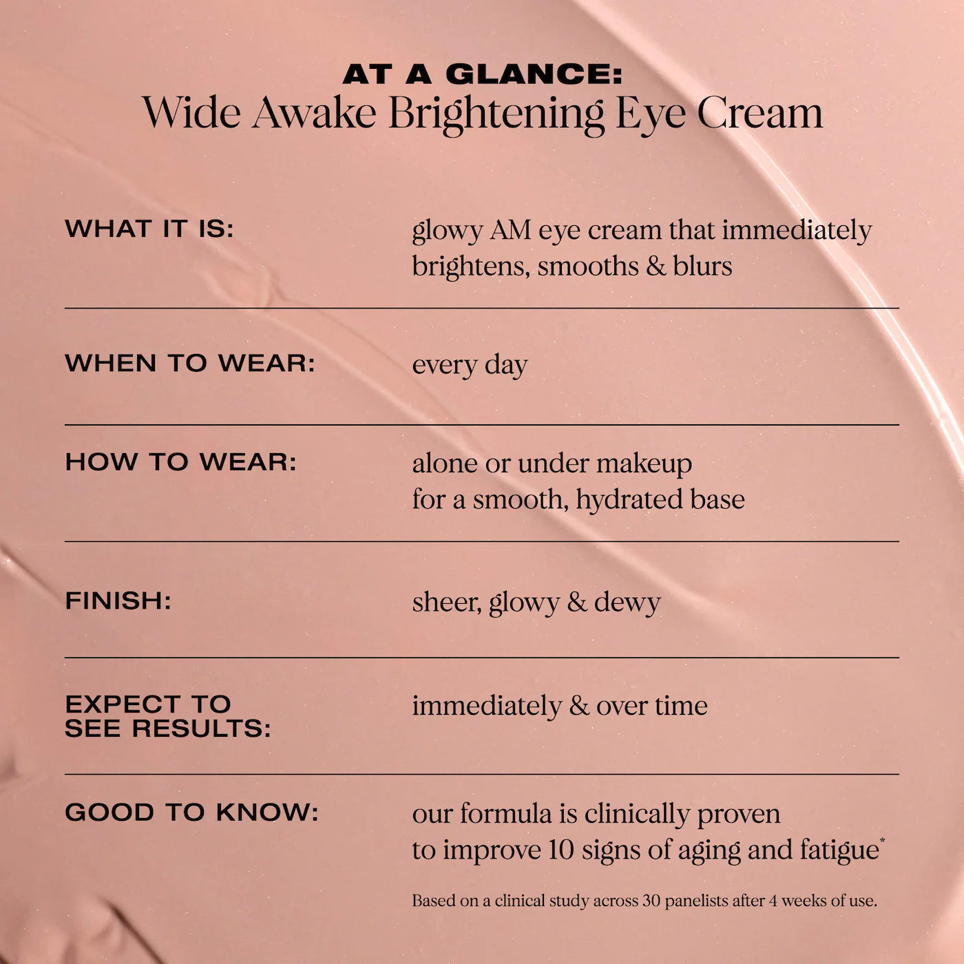 YSE BEAUTY Wide Awake Brightening & Depuffing Eye Cream With Vitamin C & Caffeine *PRE ORDER*