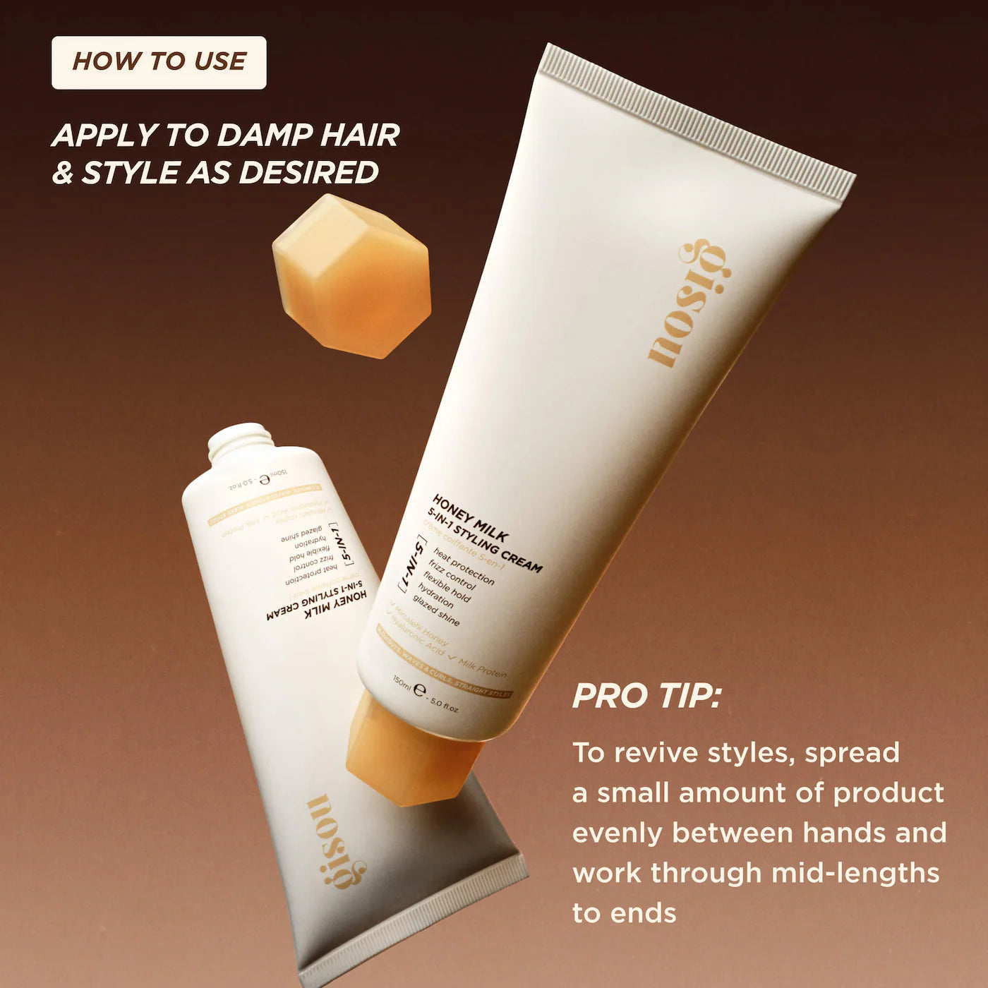 GISOU Honey Milk 5-in-1 Styling Cream *PRE ORDER*