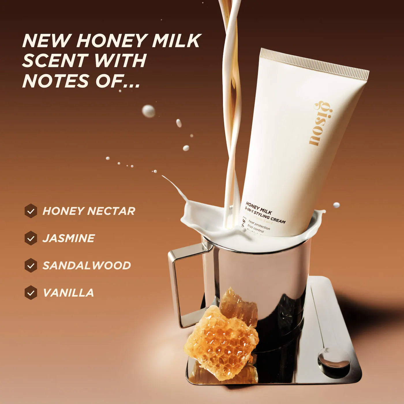 GISOU Honey Milk 5-in-1 Styling Cream *PRE ORDER*