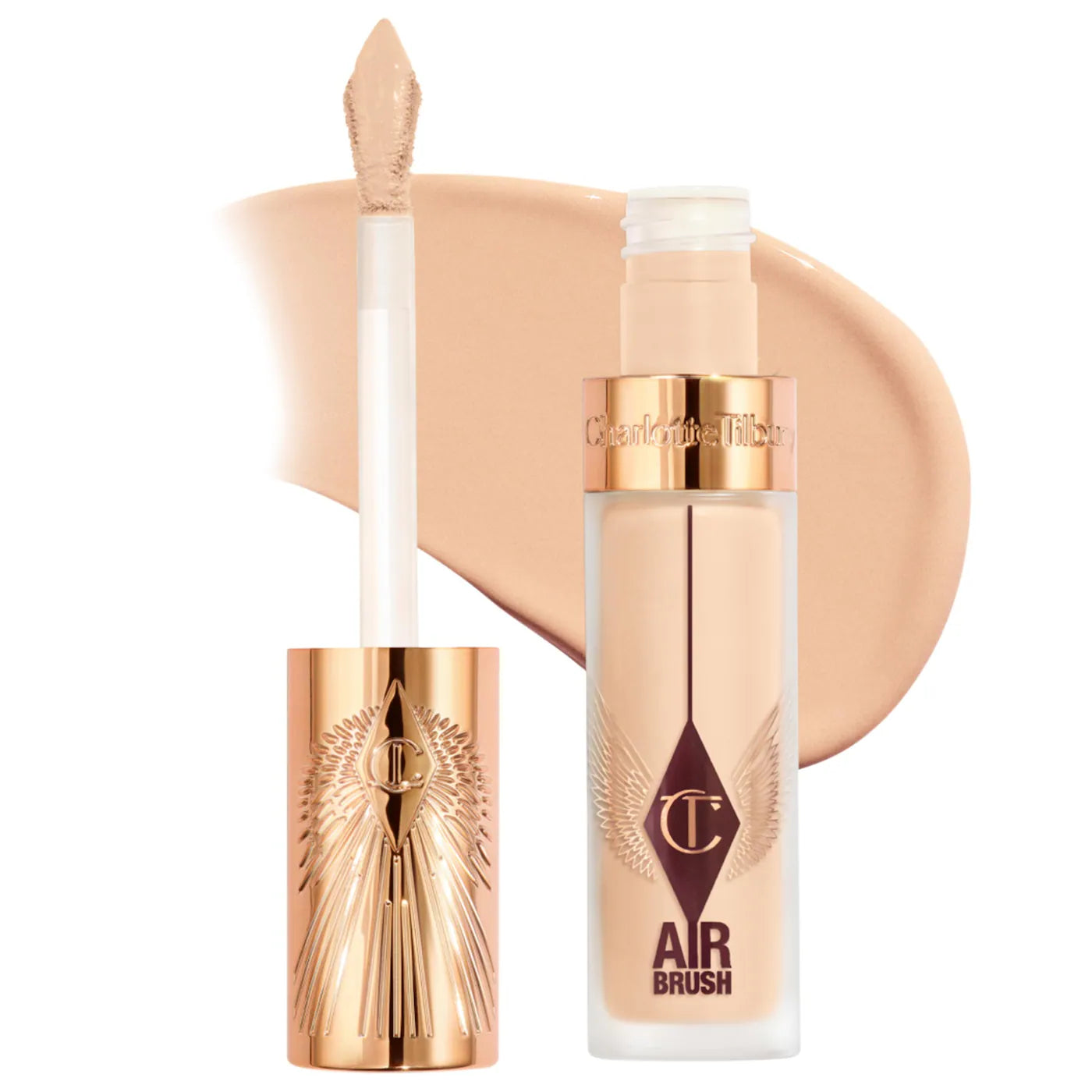 CHARLOTTE TILBURY Airbrush Flawless Crease-Proof Long-Wear Blur Concealer with Hyaluronic Acid *PRE ORDER*